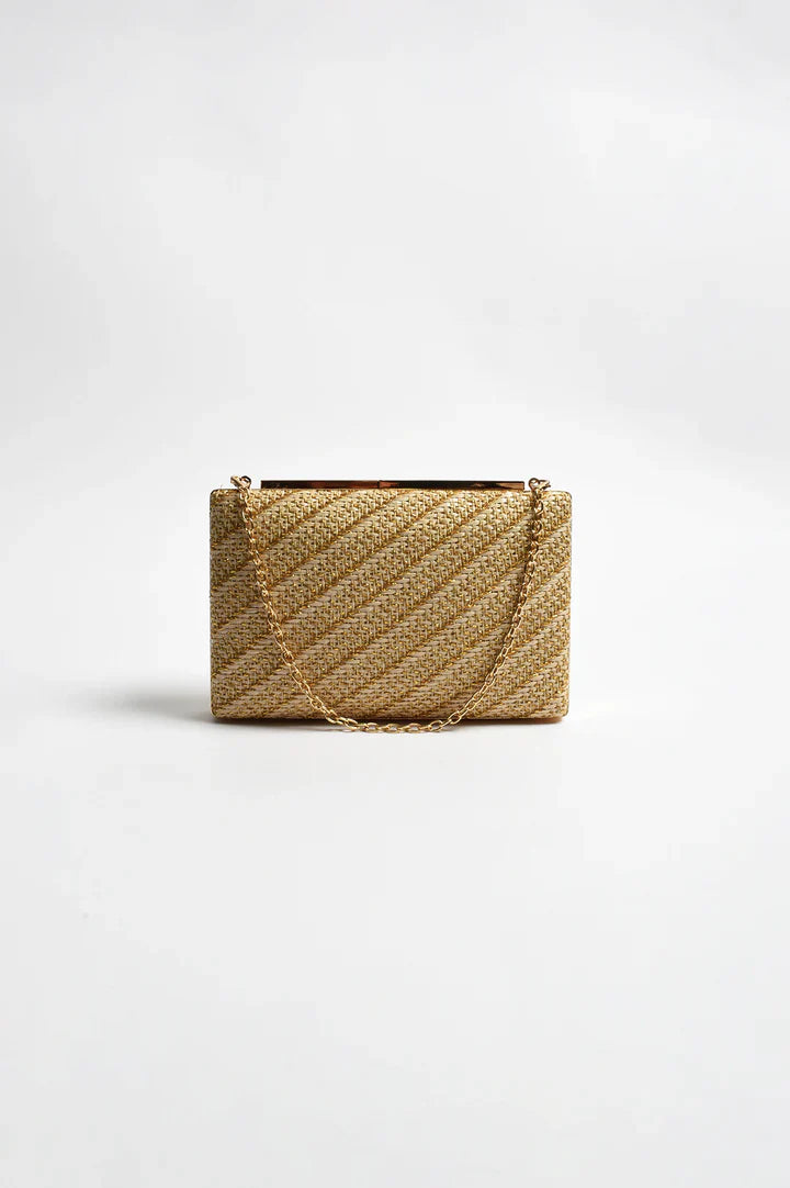Weave Structured Clutch - 2 colours