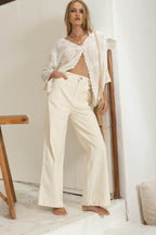 The Coastal Corduroy Wide Leg Pant