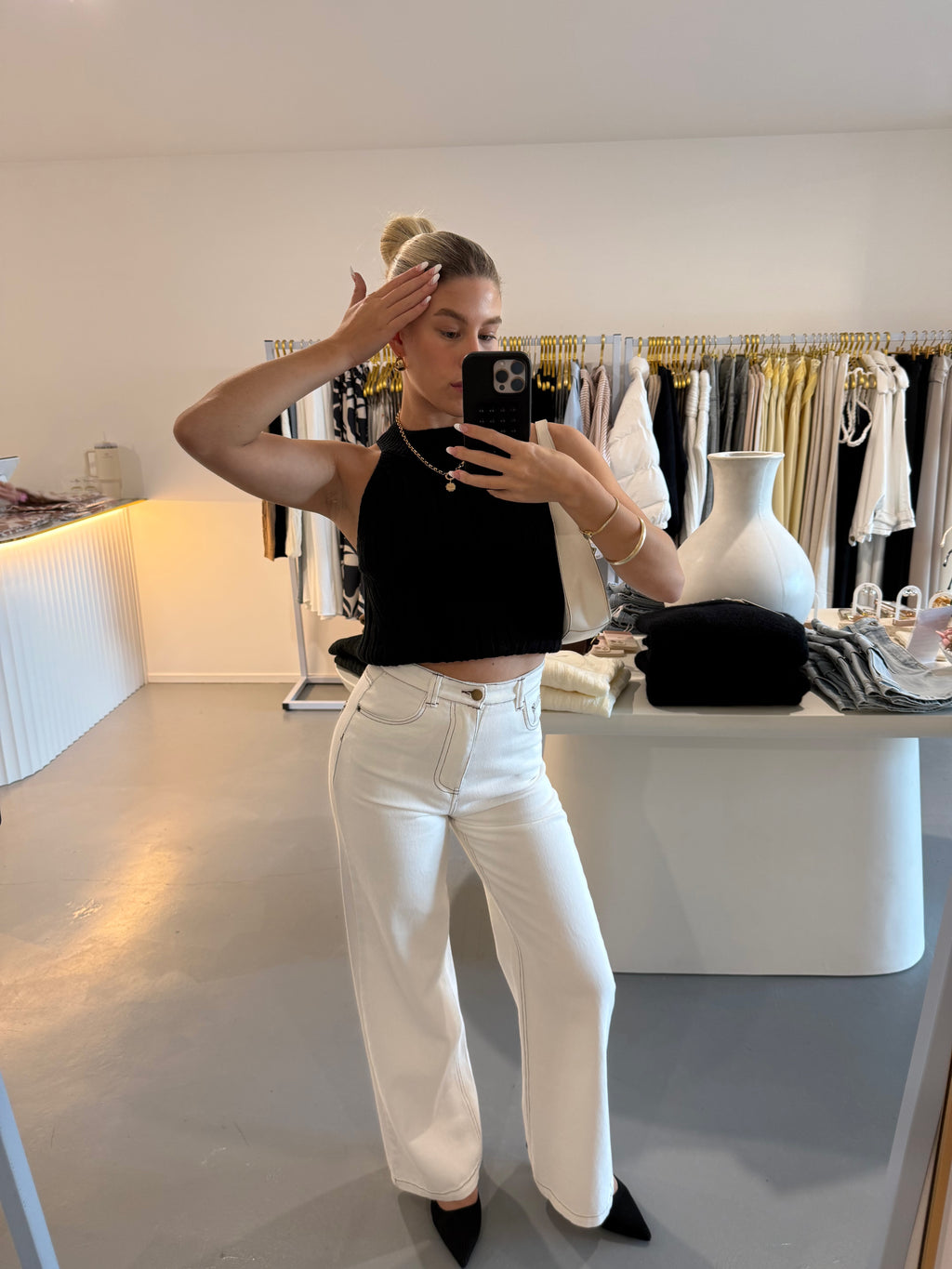 The Georgie Relaxed Wide Leg Denim Jean