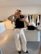 The Georgie Relaxed Wide Leg Denim Jean
