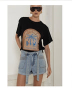 Cowgirl Blues Denim Shorts