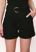 The Burleigh Belted Short - Black