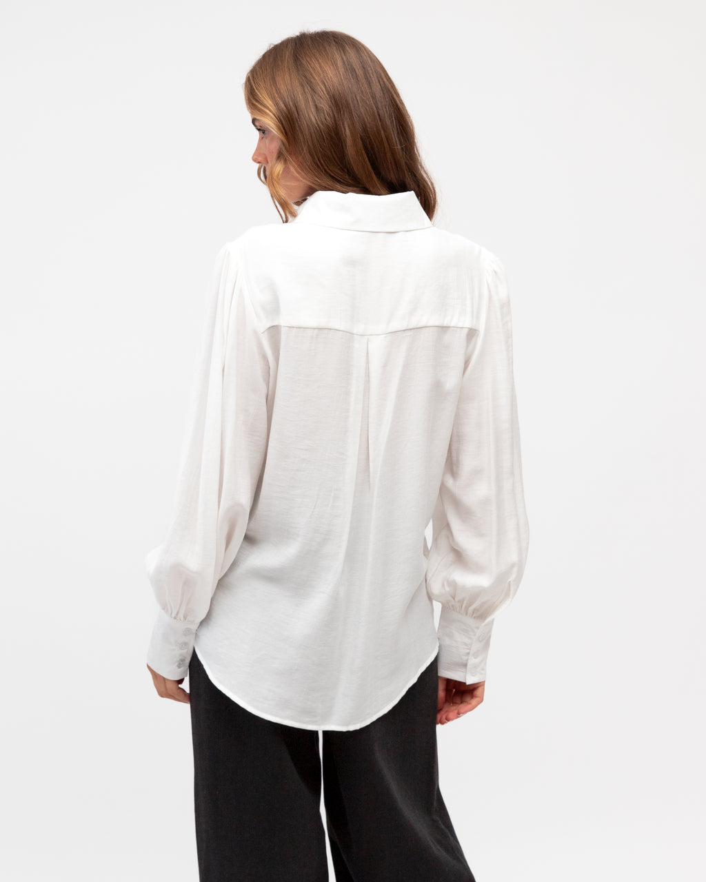 The Bloom Stitch Pocket Shirt — White
