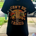 Can't Be Tamed Graphic Tee - Black