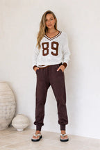 '89 Off-Grid Varsity Open Knit Top