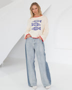 Coastal Catch Knit Jumper Top by Paper Heart