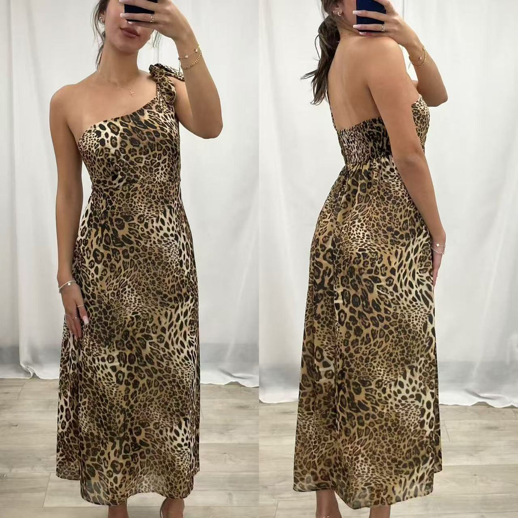 Wild Muse One Shoulder Midi Dress
