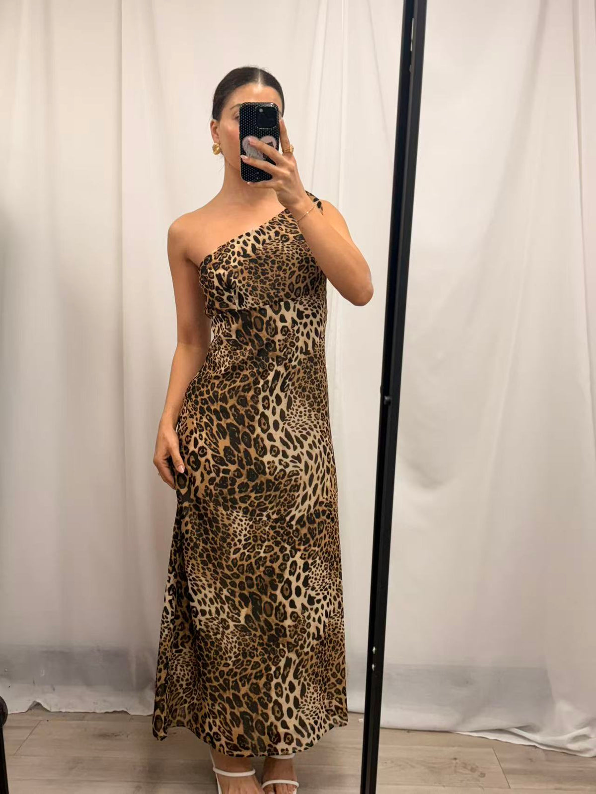 Wild Muse One Shoulder Midi Dress
