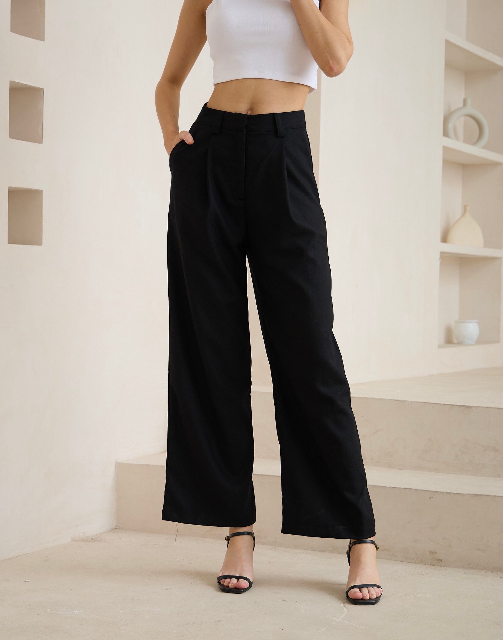 The Lennox Trouser - Black