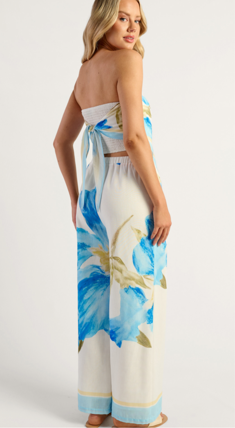 Tropical floral pants