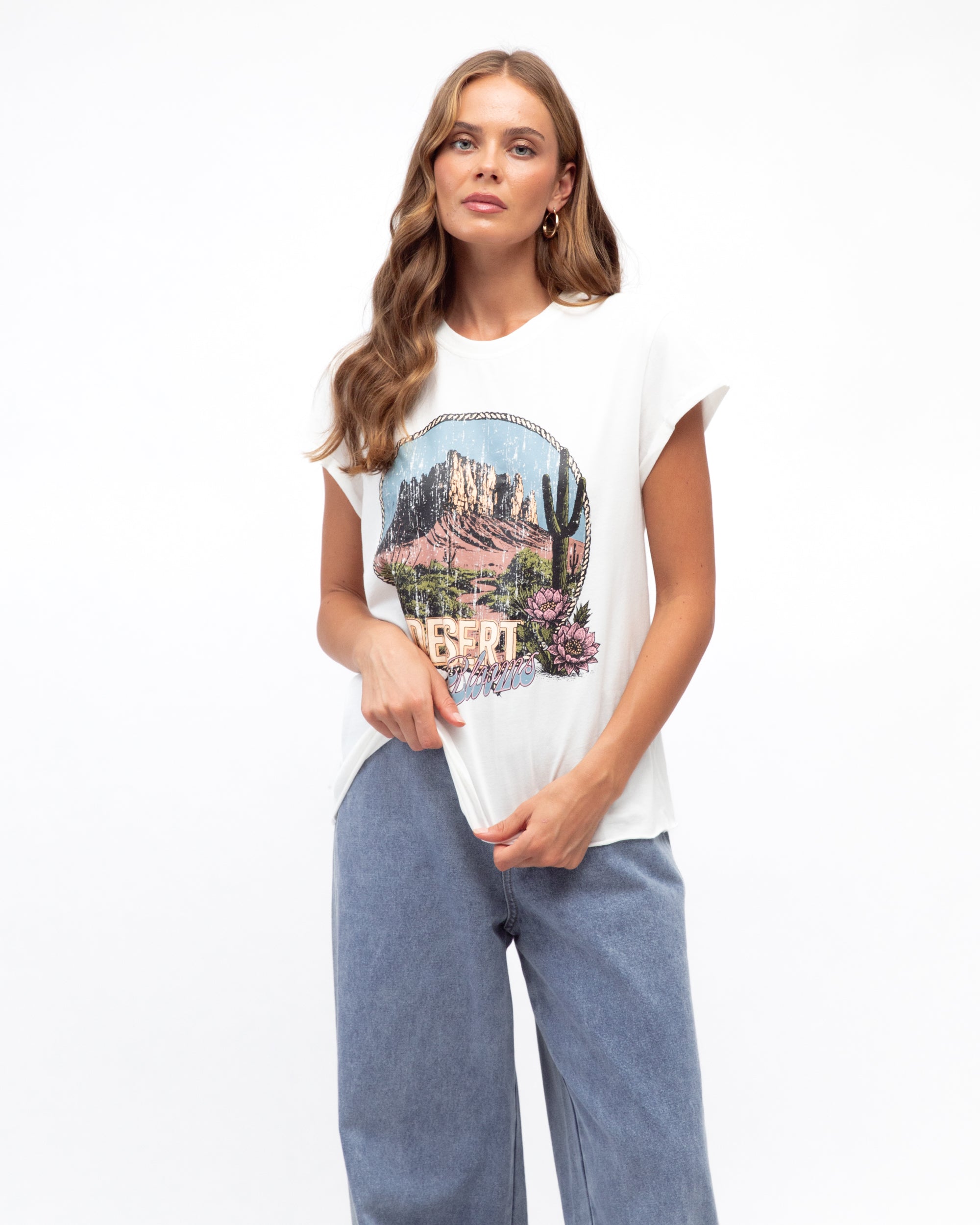 Western Landscape Tee by Paper Heart