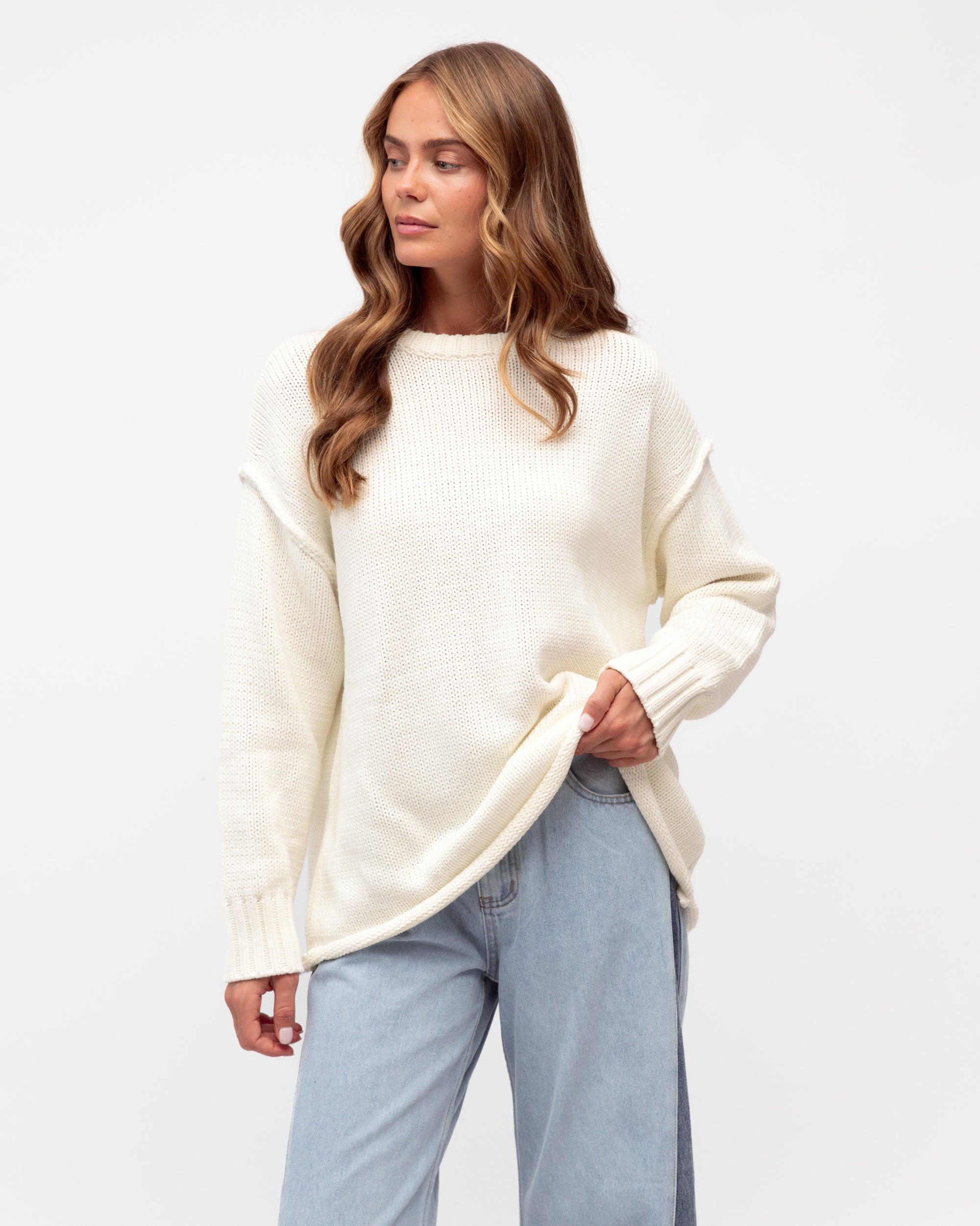 The Antonia Jumper — Cream