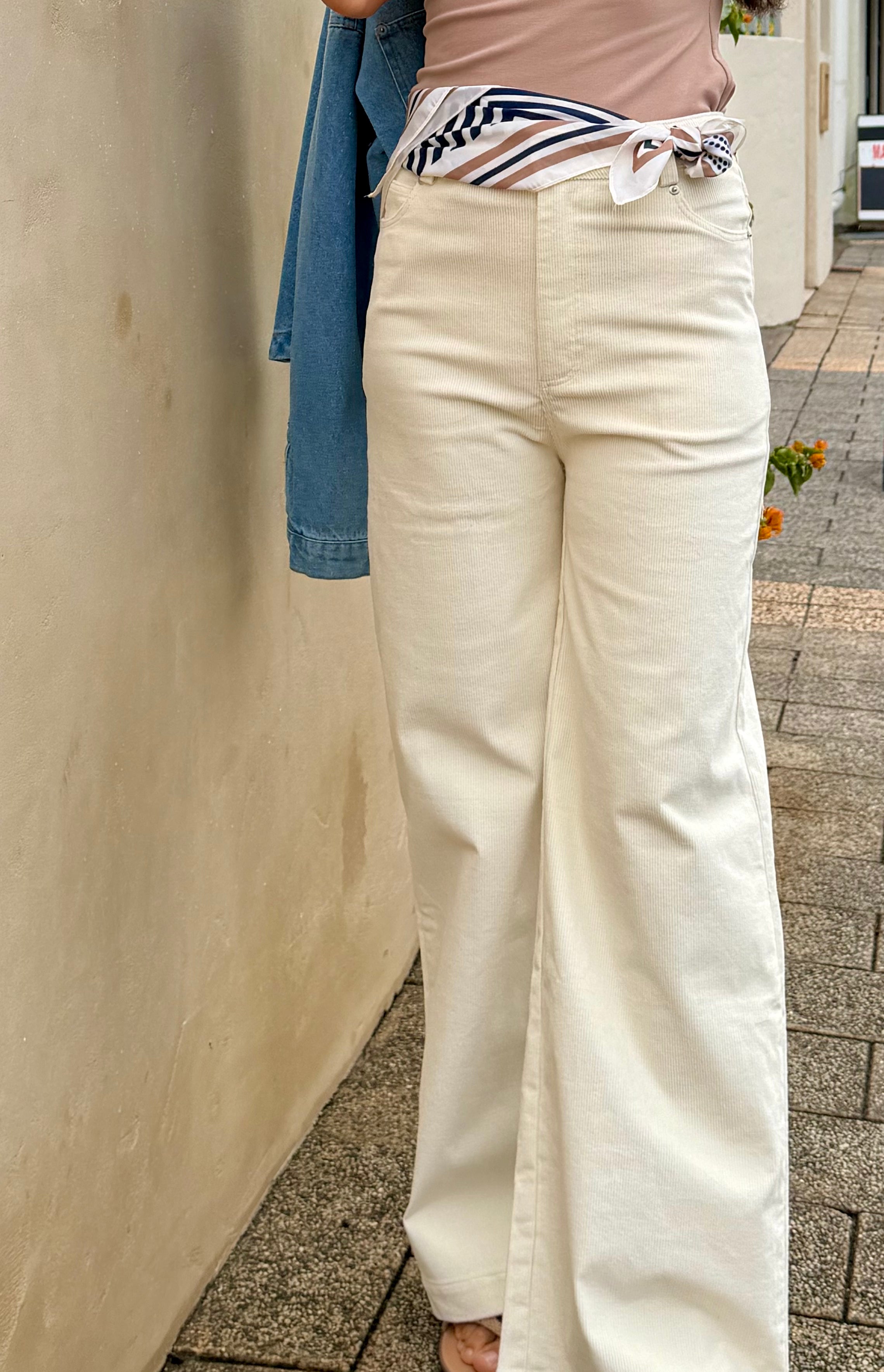The Coastal Corduroy Wide Leg Pant