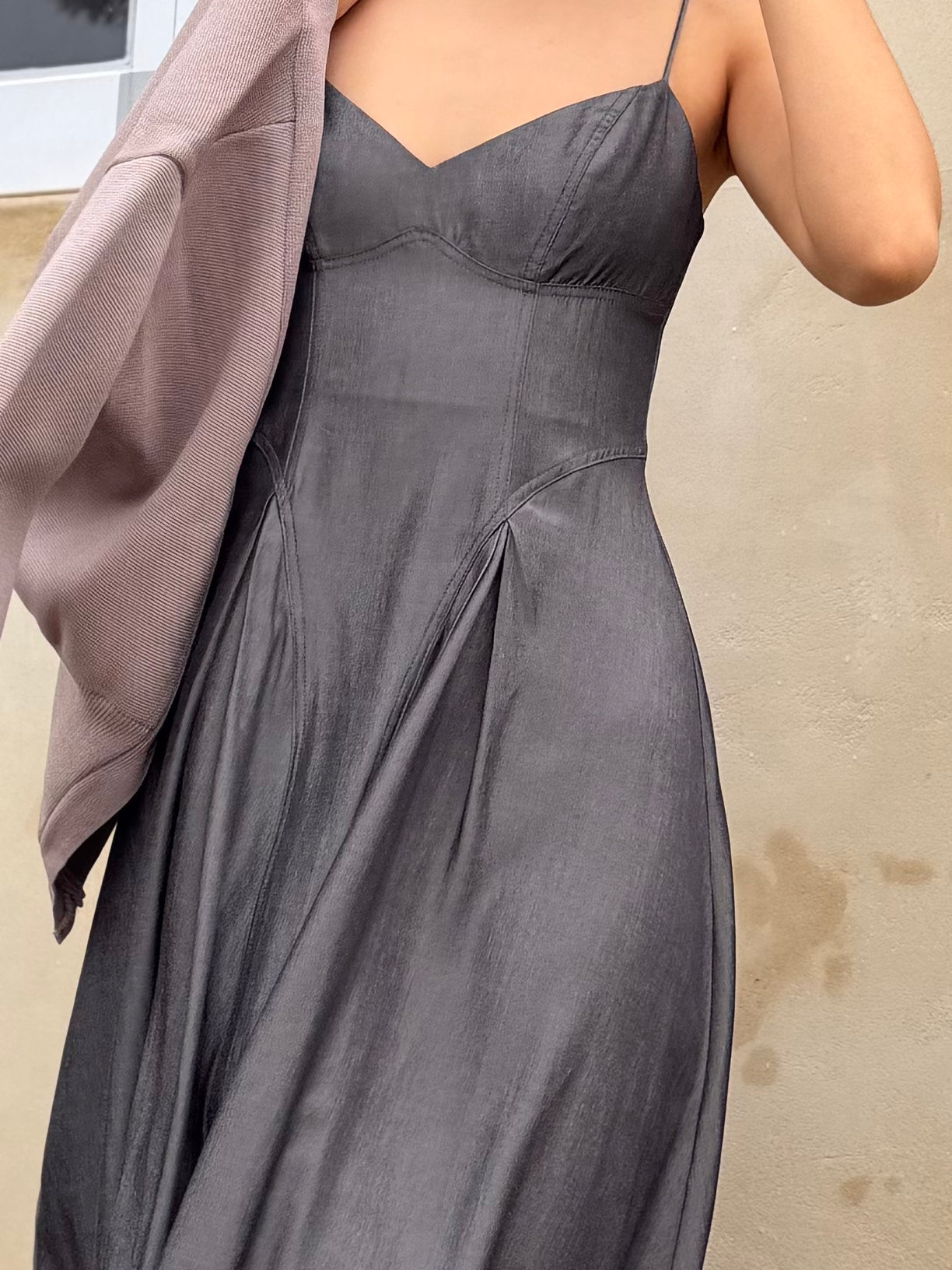 The Charcoal Muse Dress