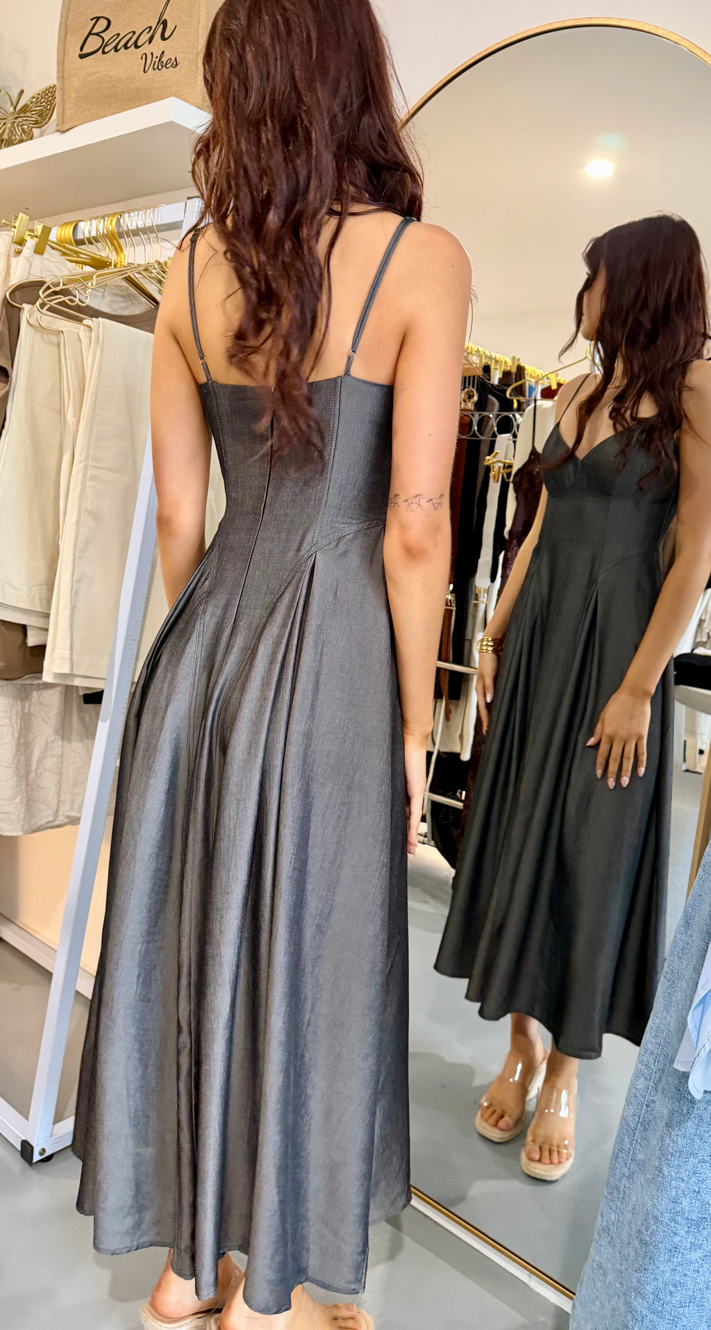 The Charcoal Muse Dress