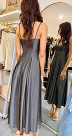 The Charcoal Muse Dress
