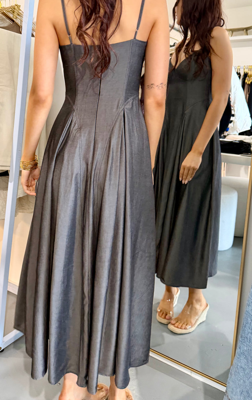 The Charcoal Muse Dress