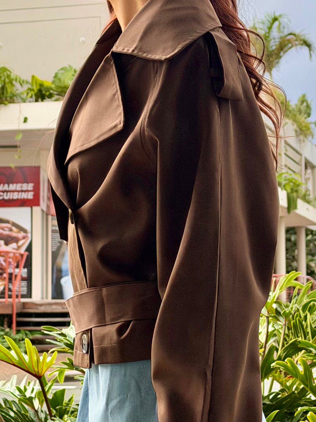 The Cocoa Short Trench Jacket