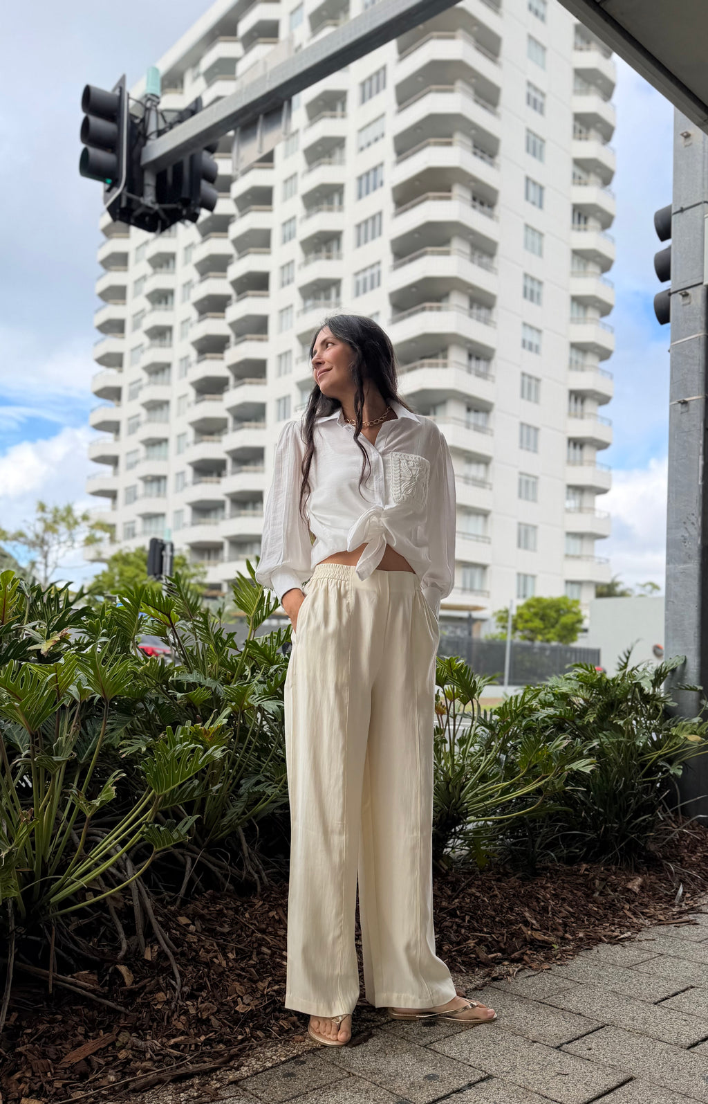 The Highway Pant - Buttercream