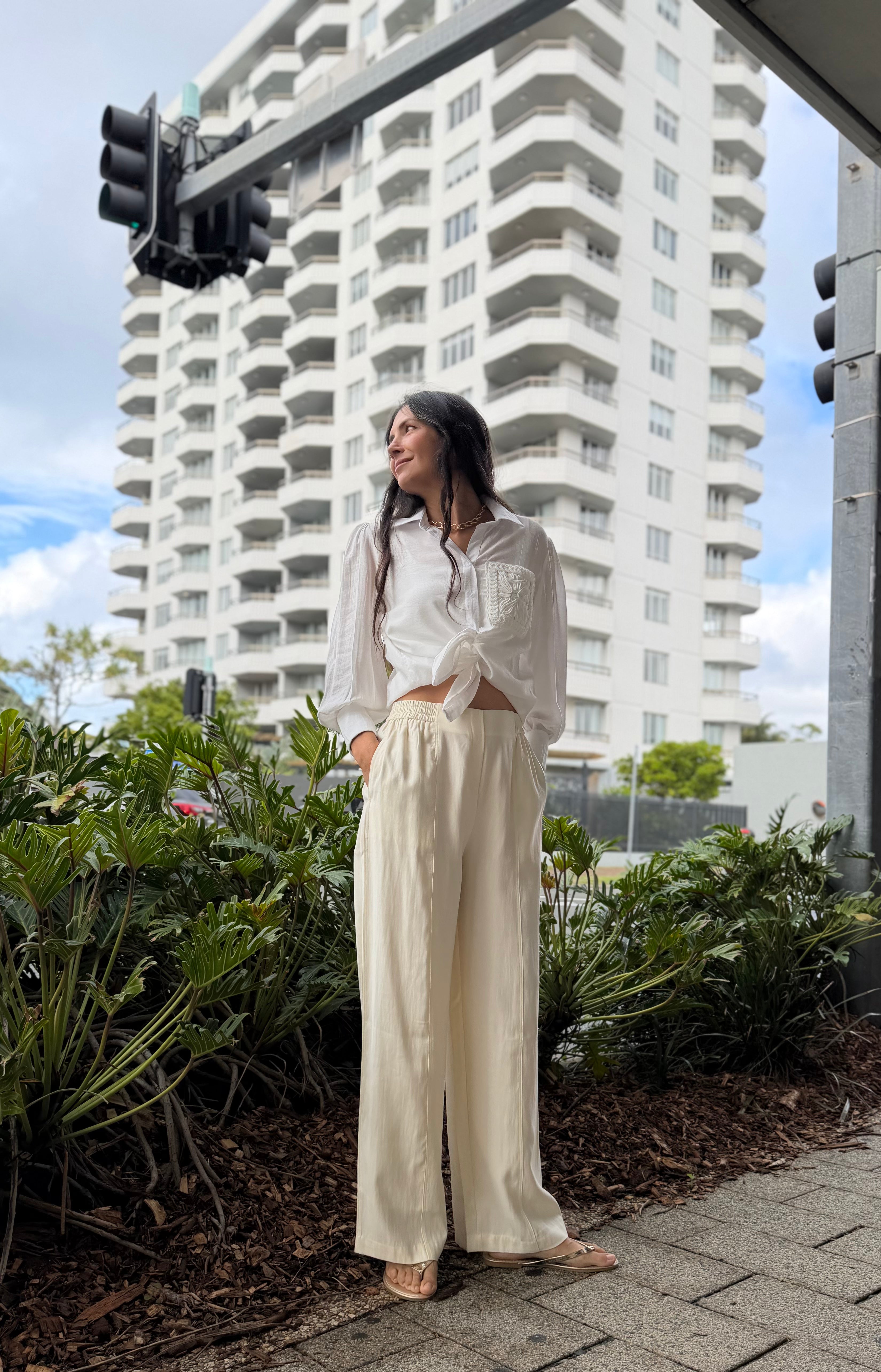 The Highway Pant - Buttercream