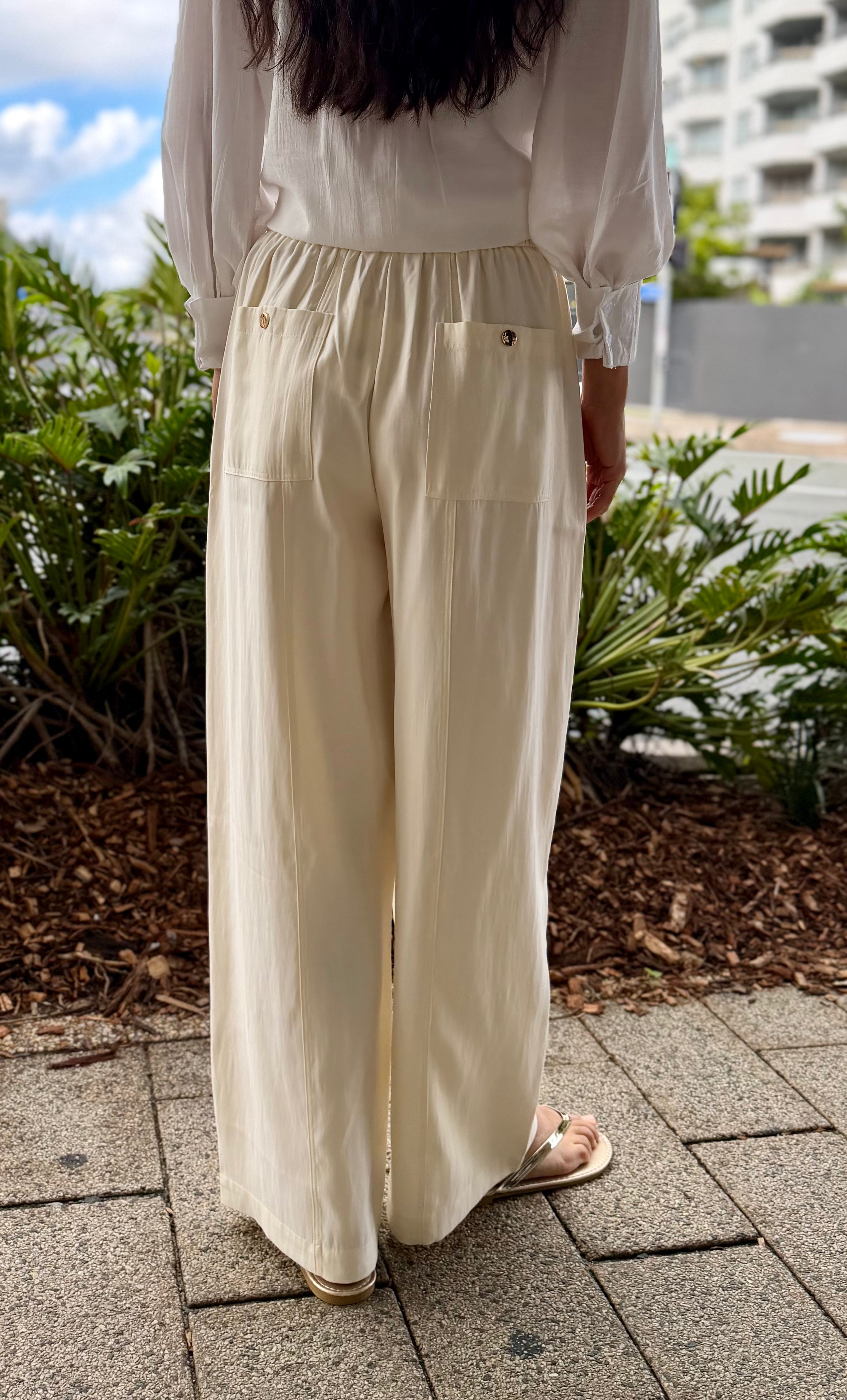 The Highway Pant - Buttercream