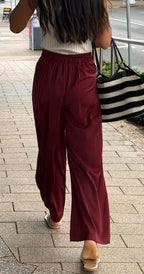 The Bordeaux Luxe Pant