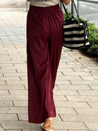 The Bordeaux Luxe Pant