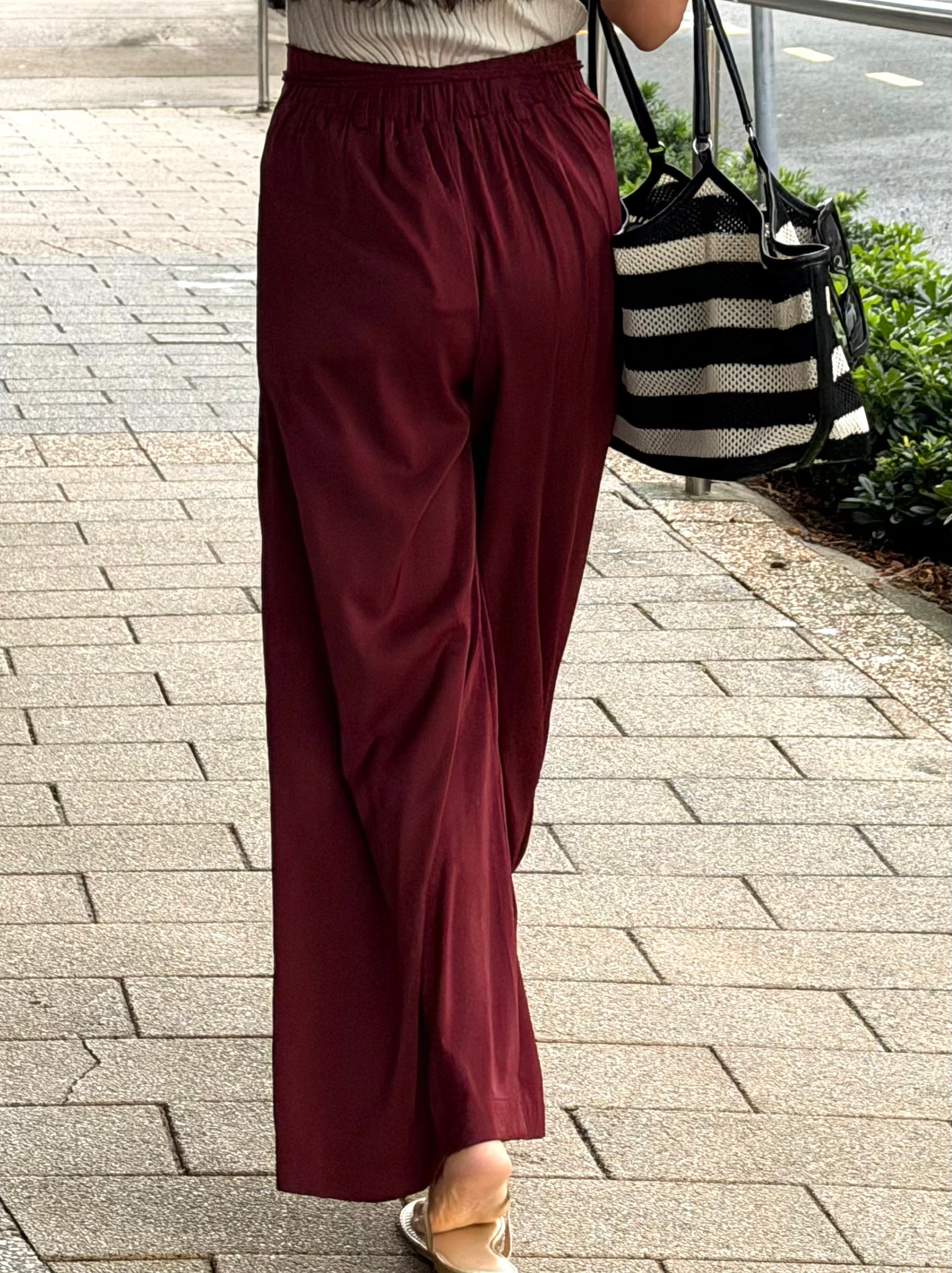 The Bordeaux Luxe Pant