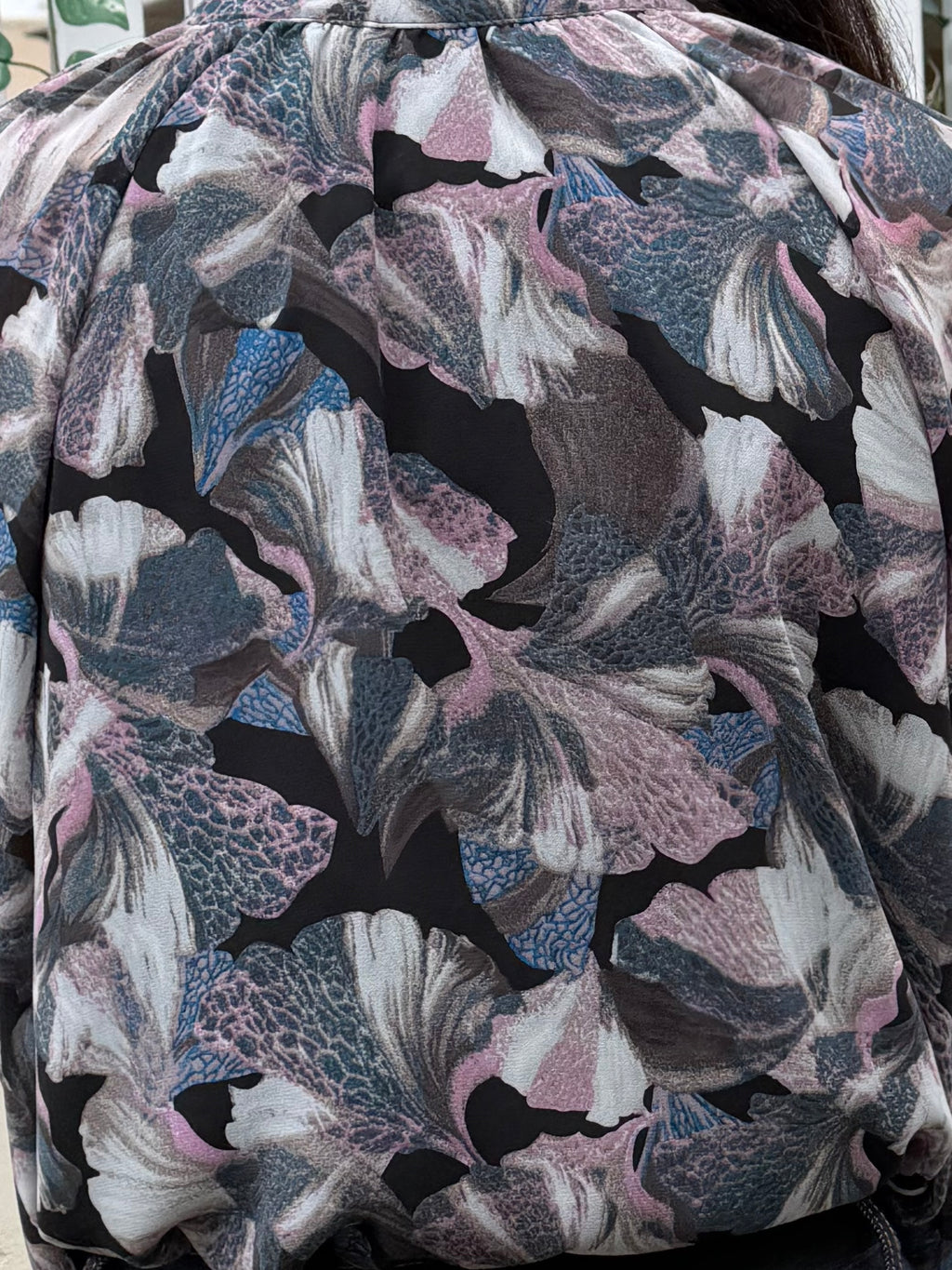 Midnight Bloom Long Sleeve Top