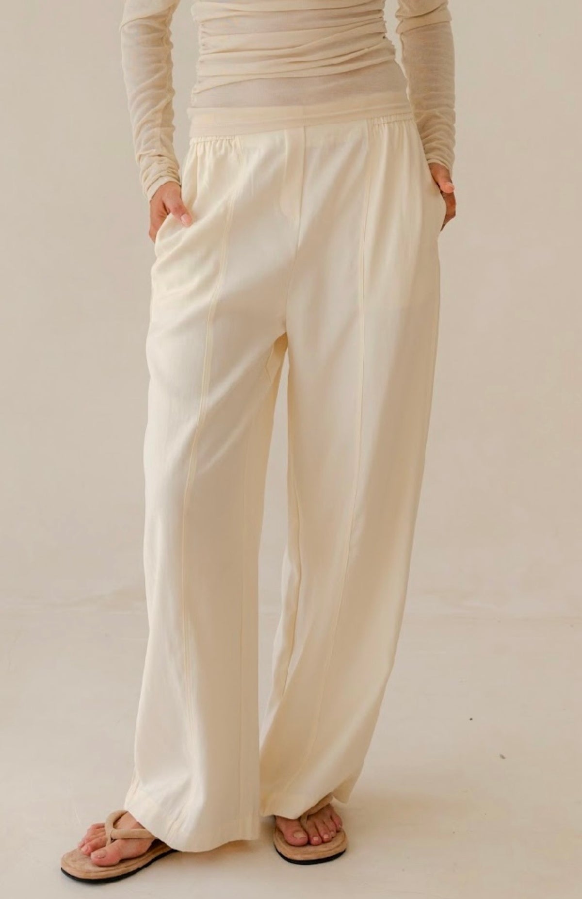 The Highway Pant - Buttercream