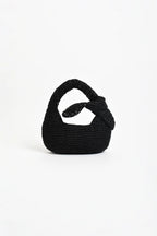 Bow Handle Mini Basket Bag -  2 colours