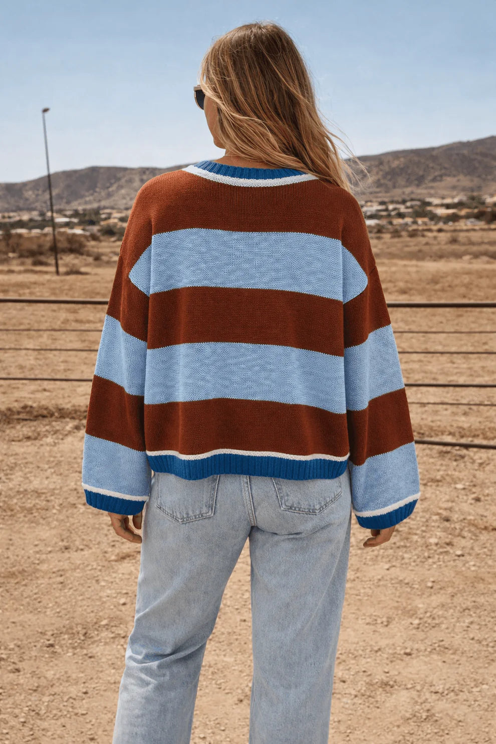 Jane Bold Stripe Crew Neck Jumper
