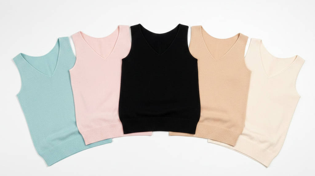 The Sunday V-Neck Knit Tank - 2 colours