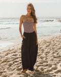 LUCIANA CONTRAST DRESS - Black & White