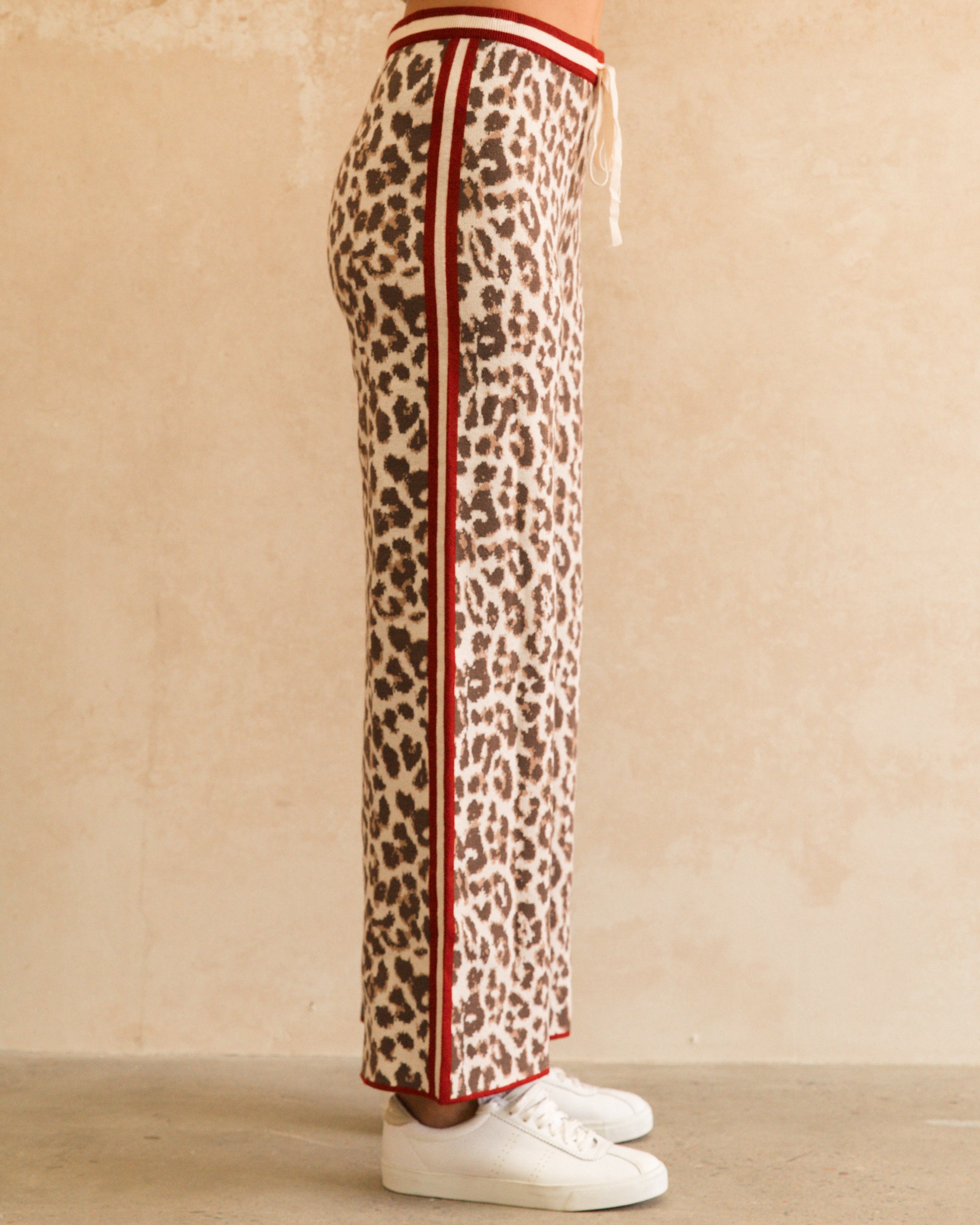Savanna Chic Leopard Stripe Cardigan