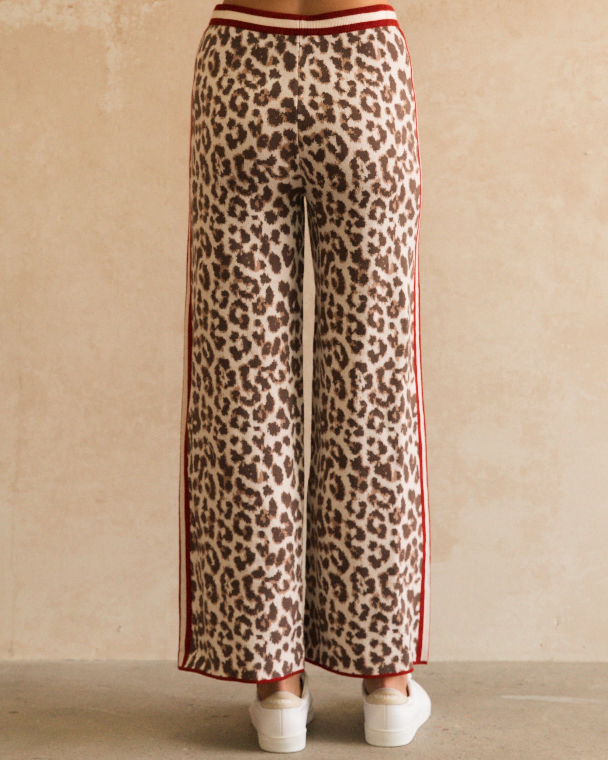 Savanna Chic Leopard Stripe Cardigan