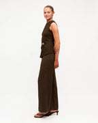 The Sloane Brooch Tank - Expresso