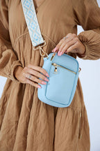 Palm Springs Phone Bag - Light Blue