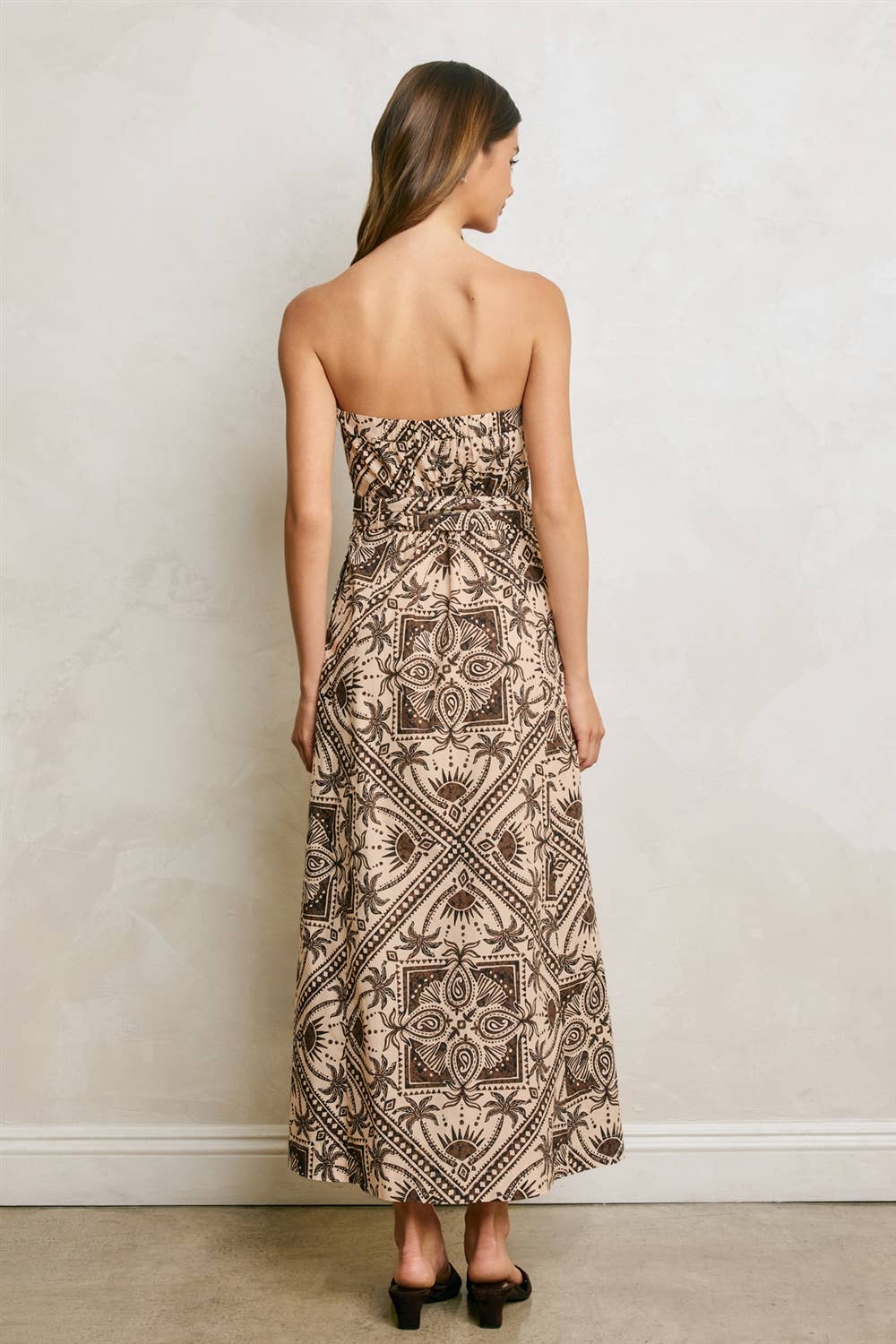 Maui Sands Strapless Maxi Dress