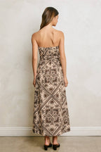 Maui Sands Strapless Maxi Dress
