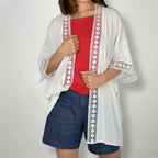 White Lace Kimono