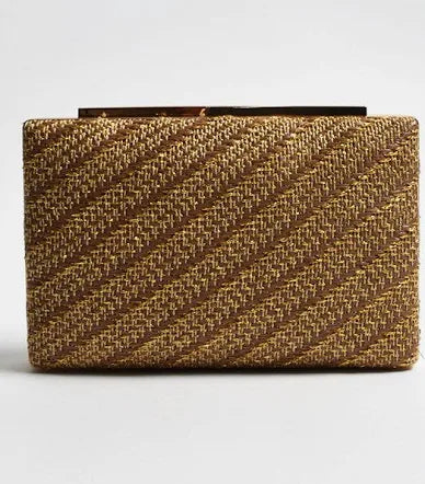 Weave Structured Clutch - 2 colours