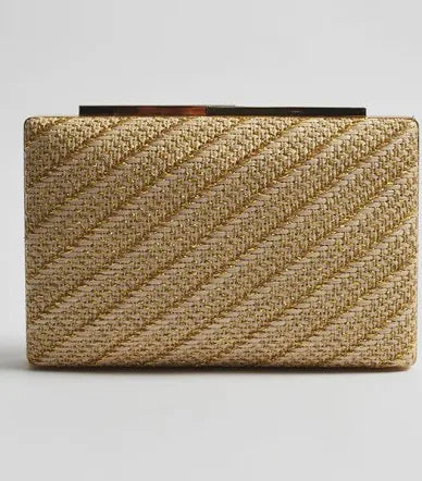 Weave Structured Clutch - 2 colours