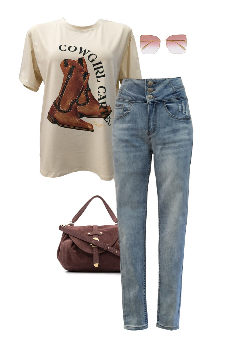 Cowgirl Cartel Graphic Tee | Sand