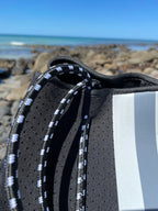 THE ANYWHERE TOTE Neoprene Bag - 2 Piece Set - Black & Grey