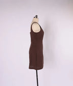 The Lexi Mini Dress - Bitter Chocolate