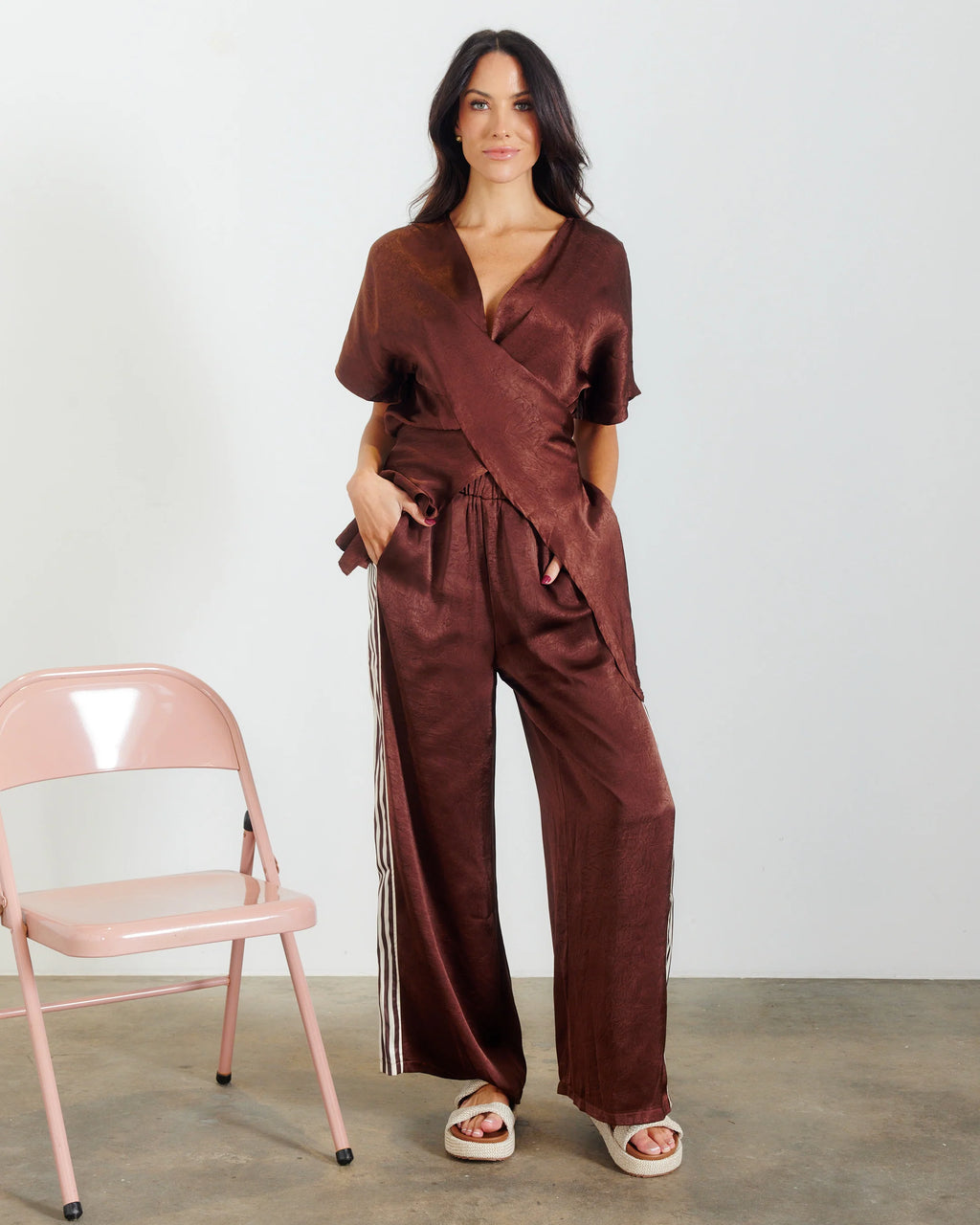 PORTOFINO FRONT RACER PANT - COCO