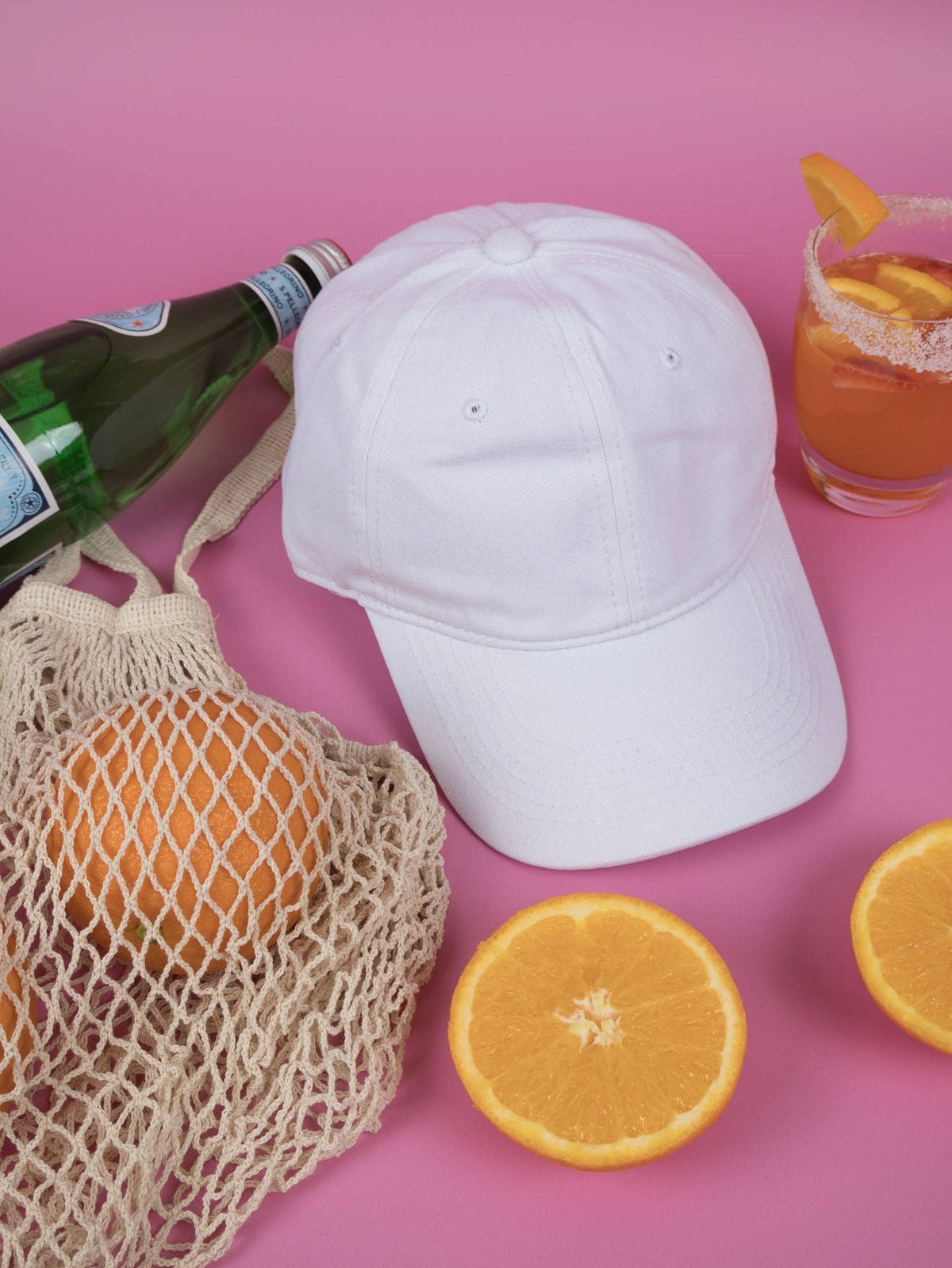 Vintage Washed Cap -  White