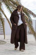 Ciao Fleece Track Pant - Chocolate