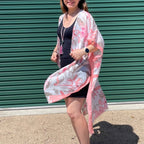 Floral Print Kimono